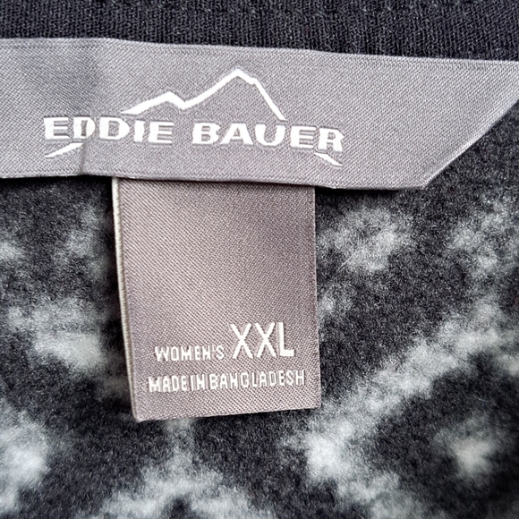 Eddie Bauer Mock Neck Fleece Pullover   Size XXL - Picture 3 of 7